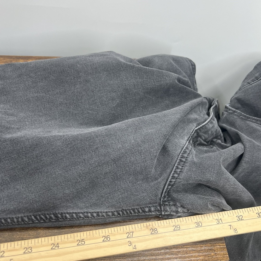 Mugsy Jeans Mens 38x33 Black Gray Willys FLX3NDG Stretch Flex Denim Pants - Picture 11 of 13